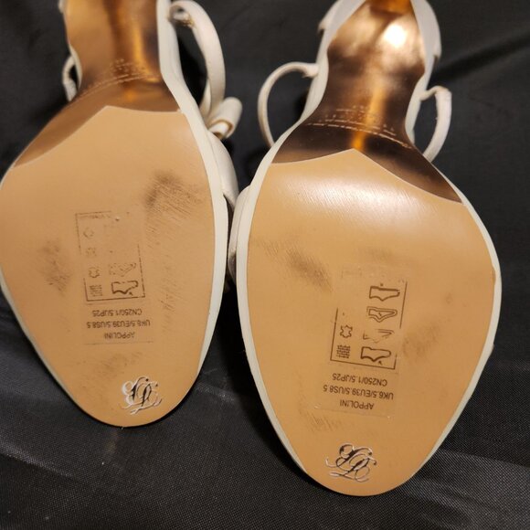 Ted Baker white heels with bow - Picture 7 of 15